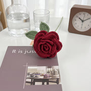 Crochet Raffia Rose Flower - view 3