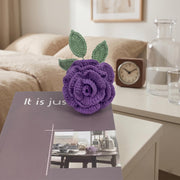 Crochet Raffia Rose Flower - view 4