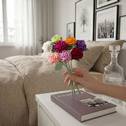 Crochet Raffia Rose Flower - view 5