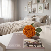 Crochet Raffia Rose Flower - view 10