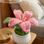 Crochet Lily Flower Pot - view 2