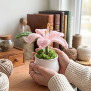 Crochet Lily Flower Pot - view 3