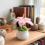 Crochet Lily Flower Pot - view 4