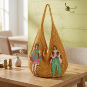 Knitted Mesh Shoulder Bag - view 4