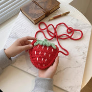 Strawberry Crochet Crossbody Bag - view 4