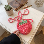 Strawberry Crochet Crossbody Bag - view 8