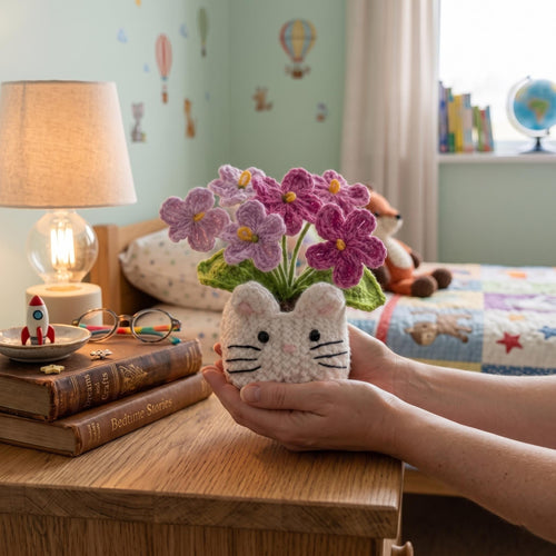 Animal Crochet Flower Decor - view 2