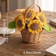 Crochet Flower Pot Decor - view 2