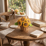 Crochet Flower Pot Decor - view 4