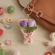 Crochet Sunflower Bouquet Keychain - view 5