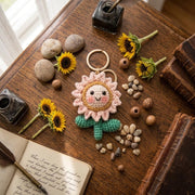 Crochet Sunflower Keychain - view 6