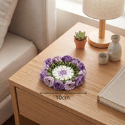 Crochet Rose Bouquet Coaster Set - view 2