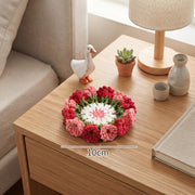 Crochet Rose Bouquet Coaster Set - view 5