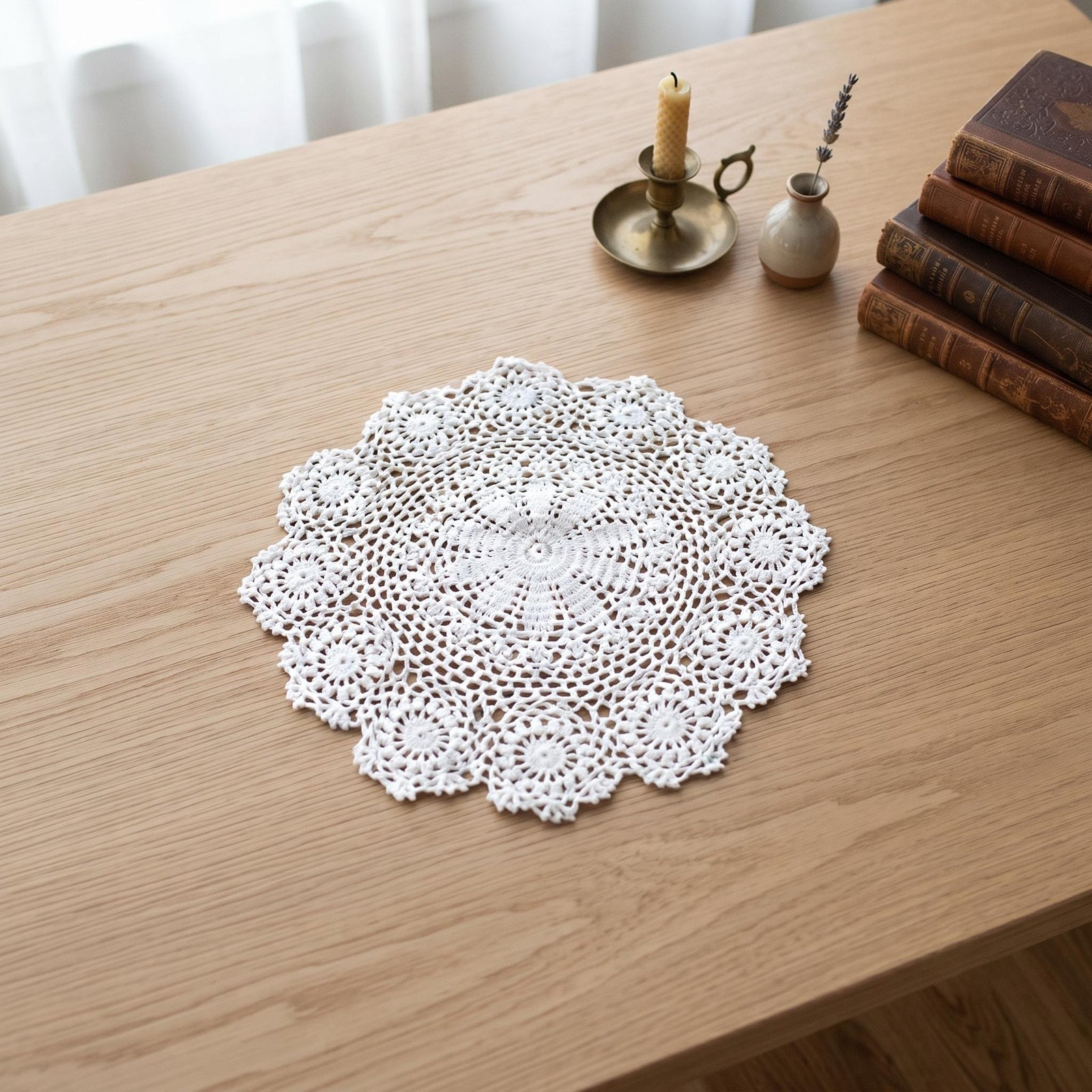 Round Crochet Doily - view 8