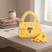 Crochet Knit Tote Bag - view 2