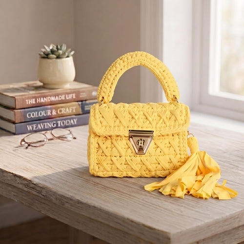 Crochet Knit Tote Bag - view 2