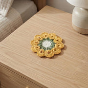 Crochet Flower Coaster - view 2