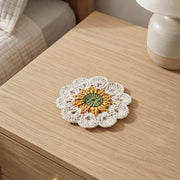 Crochet Flower Coaster - view 4