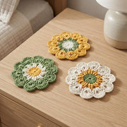 Crochet Flower Coaster - view 5