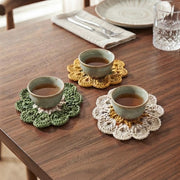 Crochet Flower Coaster - view 6
