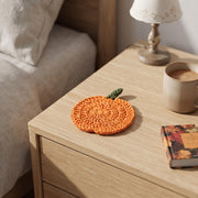 Halloween Crochet Pumpkin Coasters - view 2