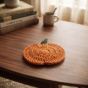 Halloween Crochet Pumpkin Coasters - view 4