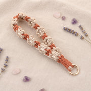 Boho Macrame Wristlet Keychain - view 5
