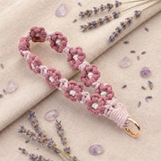 Boho Macrame Wristlet Keychain - view 6