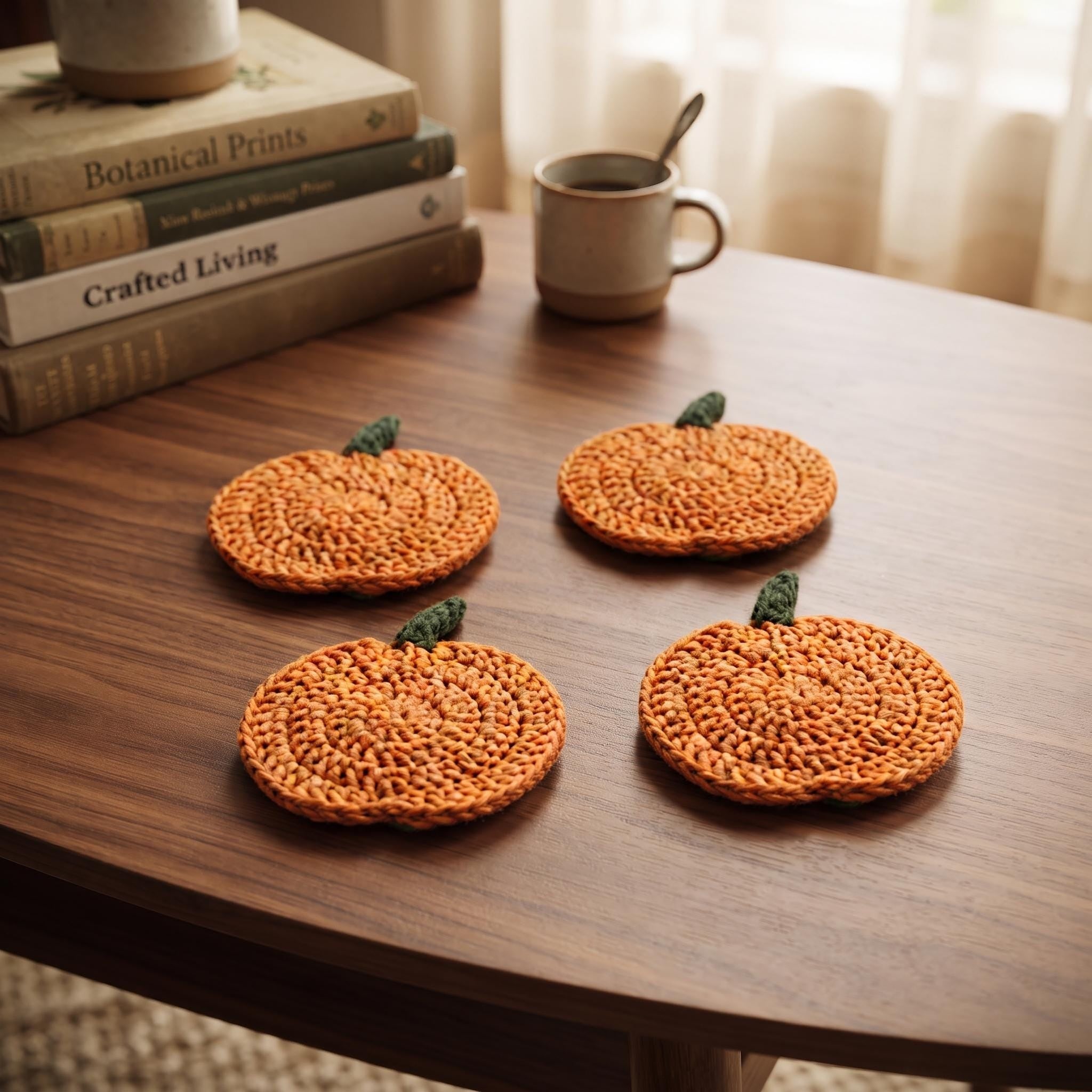 Crochet coaster set